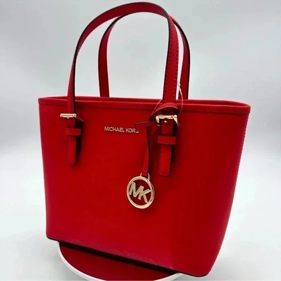Michael Kors Jet Set Travel Extra-Small Top Zip Tote Bag - Picture 3 of 10